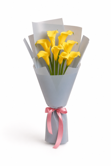 Buchet cale galbene